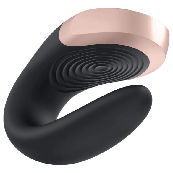 Satisfyer Double Love - koppel vibrator - app bestuurbaar - zwart
