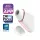 Satisfyer Love Triangle - luchtdruk clitorisstimulator - wit - oplaadbaar