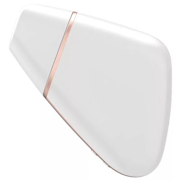 Satisfyer Love Triangle - luchtdruk clitorisstimulator - wit - oplaadbaar