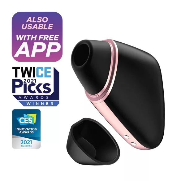Satisfyer Love Triangle - luchtdruk clitorisstimulator - oplaadbaar - zwart