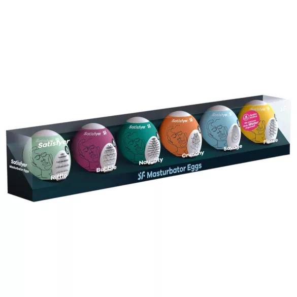 Satisfyer Egg Set - masturbatoreitjes set - 6 stuks