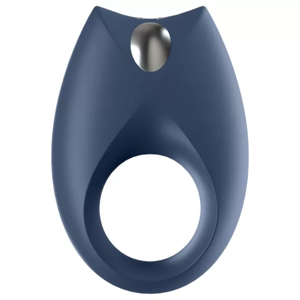 Satisfyer Royal One - App-gestuurde vibrerende penisring voor mannen (blauw)