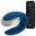 Satisfyer Double Love - App-gestuurde koppelsvibrator (blauw)