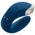 Satisfyer Double Love - App-gestuurde koppelsvibrator (blauw)