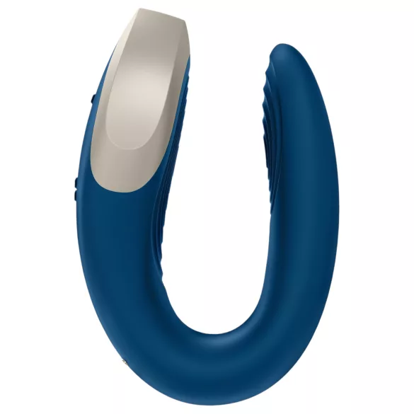 Satisfyer Double Love - App-gestuurde koppelsvibrator (blauw)