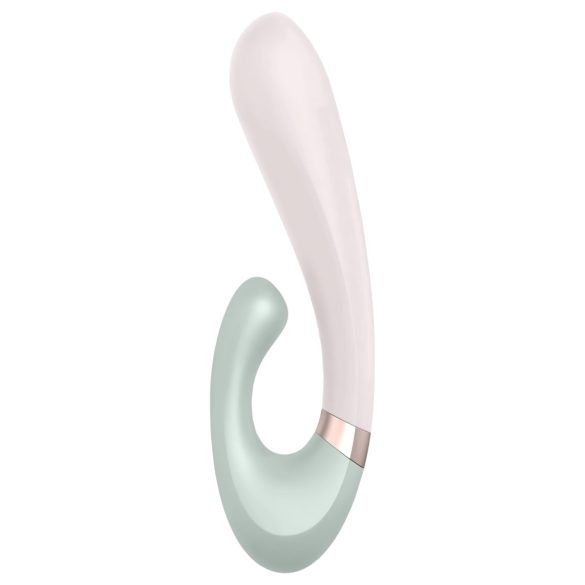Satisfyer Heat Wave - slimme, verwarmende vibrator met arm (mintgroen)
