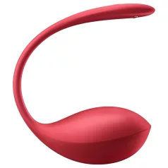   Satisfyer Shiny Petal - vibratie-ei met afstandsbediening - rood