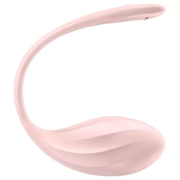 Satisfyer Ribbed Petal - vibrerend ei met afstandsbediening - siliconen - roze