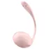 Satisfyer Ribbed Petal - vibrerend ei met afstandsbediening - siliconen - roze