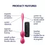 Satisfyer Love Birds 2 - App-gestuurde vibrerende geishabal (roze)