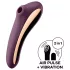 Satisfyer Dual Kiss - 2-in-1 vaginale en clitorale vibrator (paars)