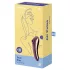 Satisfyer Dual Kiss - 2-in-1 vaginale en clitorale vibrator (paars)