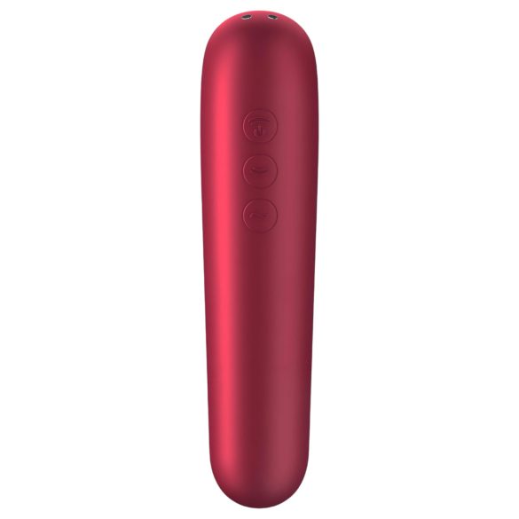 Satisfyer Dual Love - slimme vaginale en clitoris vibrator (rood)