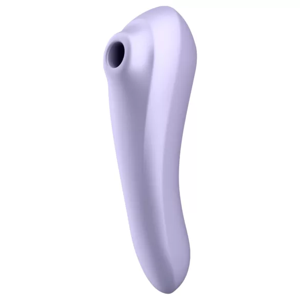 Satisfyer Dual Pleasure - luchtdruk vibrator met app - 2in1 - paars