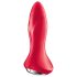 Satisfyer Rotator Plug 1 - parelvormige anale vibrator (rood)