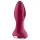 Satisfyer Rotator Plug 2 - oplaadbare anale vibrator met kralen - rood