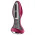 Satisfyer Rotator Plug 2 - oplaadbare anale vibrator met kralen - rood