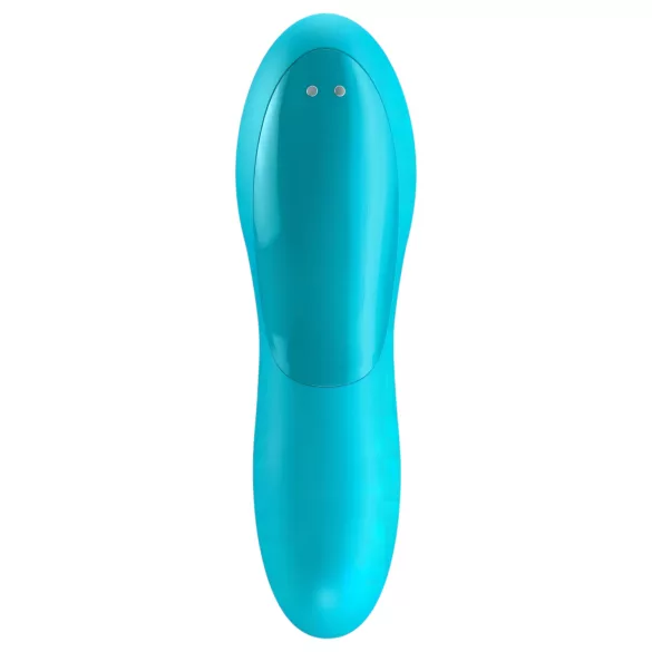 Satisfyer Teaser - oplaadbare waterdichte vinger vibrator - turquoise