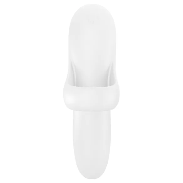 Satisfyer Bold Lover - oplaadbare waterdichte vinger vibrator - wit