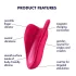 Satisfyer High Fly - oplaadbare, waterdichte clitorisvibrator (roze)