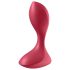 Satisfyer Backdoor Lover - anaal vibrator - oplaadbaar waterdicht - rood