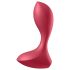 Satisfyer Backdoor Lover - anaal vibrator - oplaadbaar waterdicht - rood