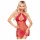 Penthouse Libido Boost - babydoll met kant en string - rood - M/L