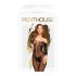 Penthouse Dreamy Diva - zigzag Carmen jumpsuit (zwart)