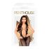 Penthouse Forbidden Fruit - open catsuit - zwart - XL