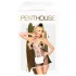 Penthouse Teaser - lingerie set - 3-delig kamermeisje kostuum - zwart wit