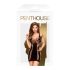 Penthouse Juicy Poison - zwarte mini-jurk met bandjes - XL