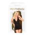 Penthouse Earth-shaker - halsnoop jurk en string (zwart) - M/L