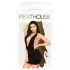 Penthouse - jurk met halternek en string - zwart - M/L
