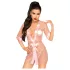 Penthouse Midnight Mirage - satijnen kamerjas en string (roze)