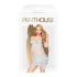 Penthouse Naughty Doll - lingerieset met kanten jurkje en string - blauw
