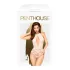 Penthouse Toxic Powder - body met halternek - wit - L/XL