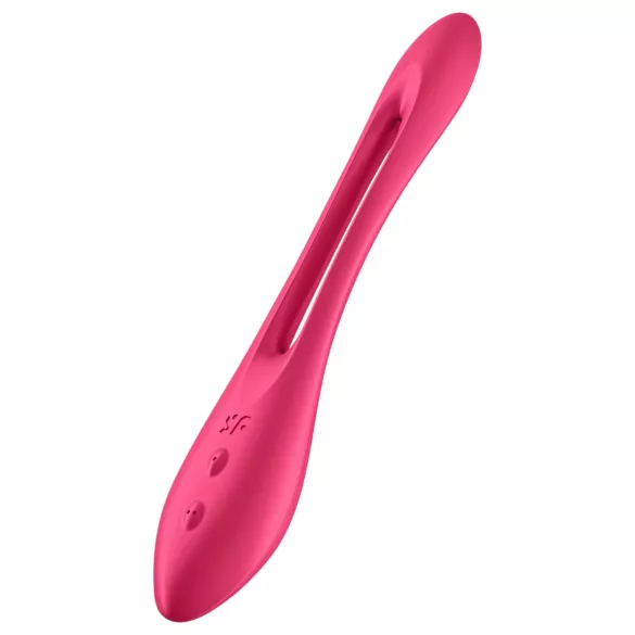 Satisfyer Elastic Joy - vibrerend duo speeltje - flexibel oplaadbaar - rood
