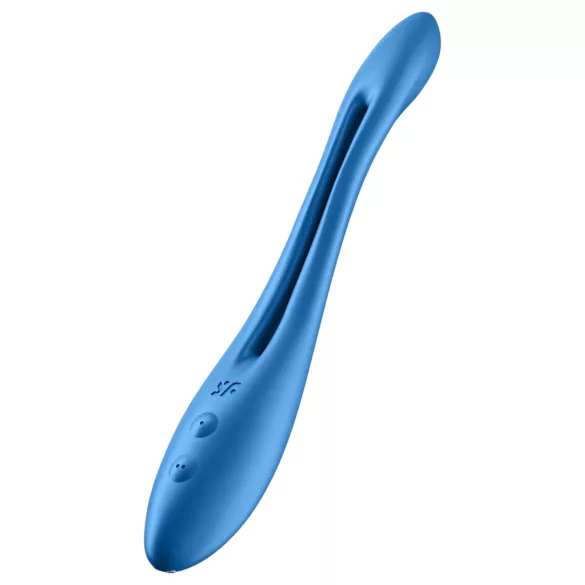 Satisfyer - paarvibrator - flexibel, oplaadbaar - blauw