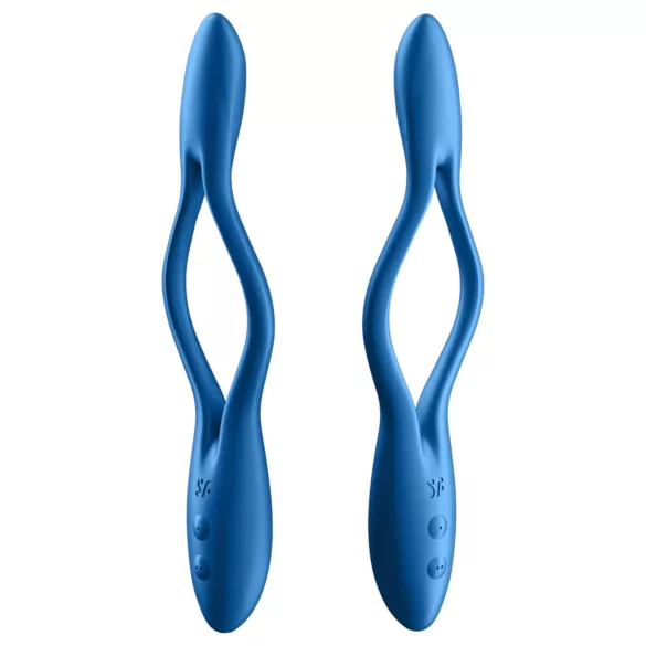 Satisfyer - paarvibrator - flexibel, oplaadbaar - blauw