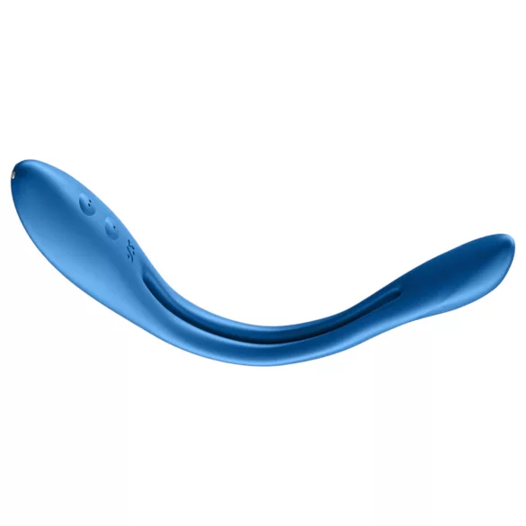 Satisfyer - paarvibrator - flexibel, oplaadbaar - blauw