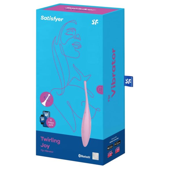Satisfyer Twirling Joy - slimme waterdichte clitoris vibrator (roze)