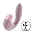 Satisfyer Supernova - oplaadbare luchtgolven 2in1 vibrator (roze)