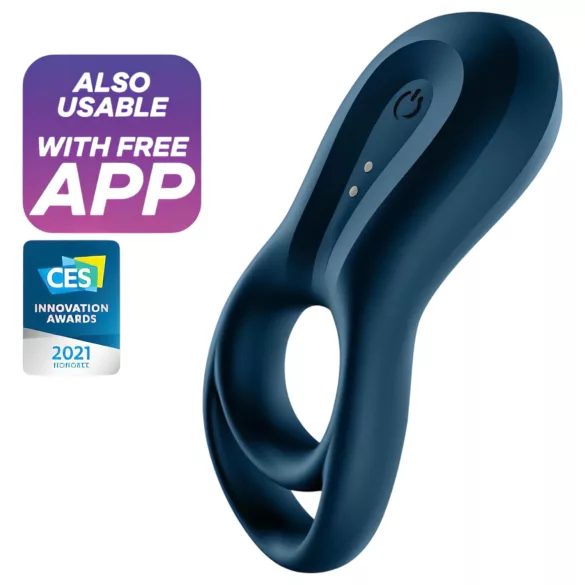Satisfyer Epic Duo - vibrerende penismodelring - oplaadbaar - zwart