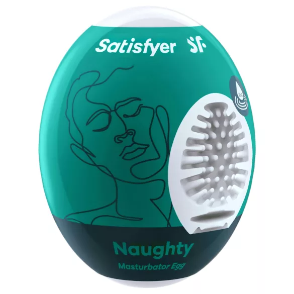 Satisfyer Egg Naughty - masturbeerei - man - siliconen - 1 stuk