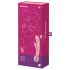 Satisfyer Triple Lover - G-spot en clitorale vibrator - siliconen - roze