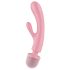 Satisfyer Triple Lover - G-spot en clitorale vibrator - siliconen - roze