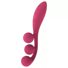   Satisfyer Tri Ball 1 - vibrator - oplaadbaar multifunctioneel - rood