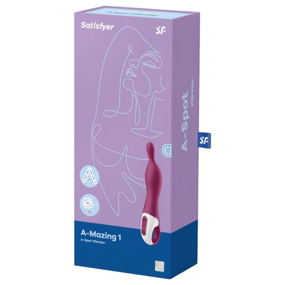 Satisfyer A-Mazing 1 - Oplaadbare A-punt vibrator (rood)