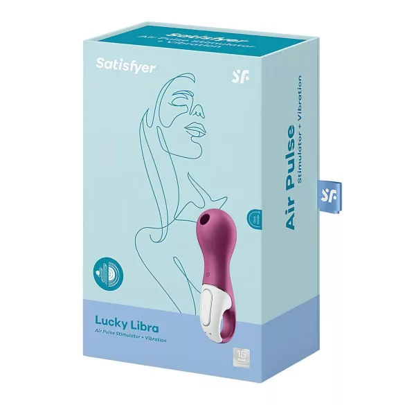 Satisfyer Lucky Libra - luchtdruk clitorisstimulator - paars