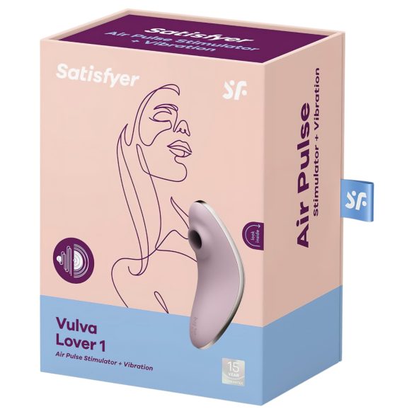 Satisfyer Vulva Lover 1 - luchtdruk clitorisstimulator (violet)